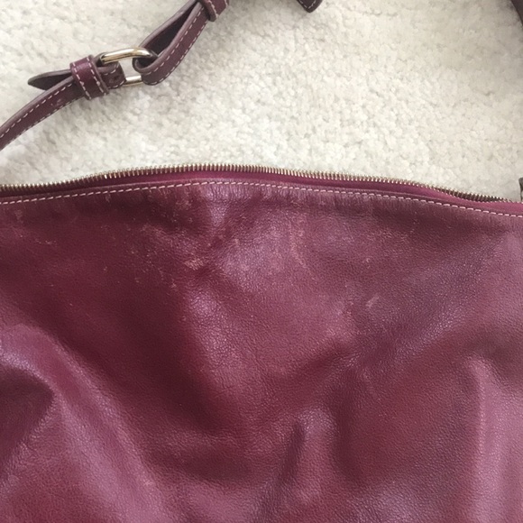 Dooney and Bourke burgundy purse - Picture 2 of 5